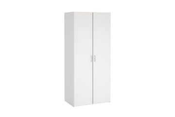 Space Garderobe 78x175 cm - Hvit - Oppbevaring - Klesoppbevaring - Garderober & garderobesystem