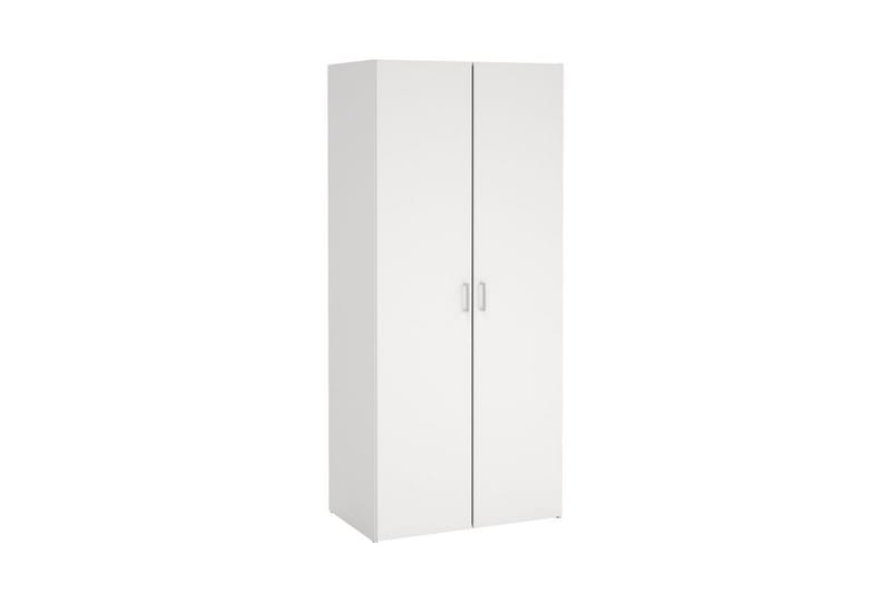 Space Garderobe 78x175 cm - Hvit - Oppbevaring - Klesoppbevaring - Garderober & garderobesystem
