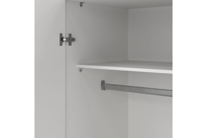 Space Garderobe 78x175 cm - Hvit - Oppbevaring - Klesoppbevaring - Garderober & garderobesystem