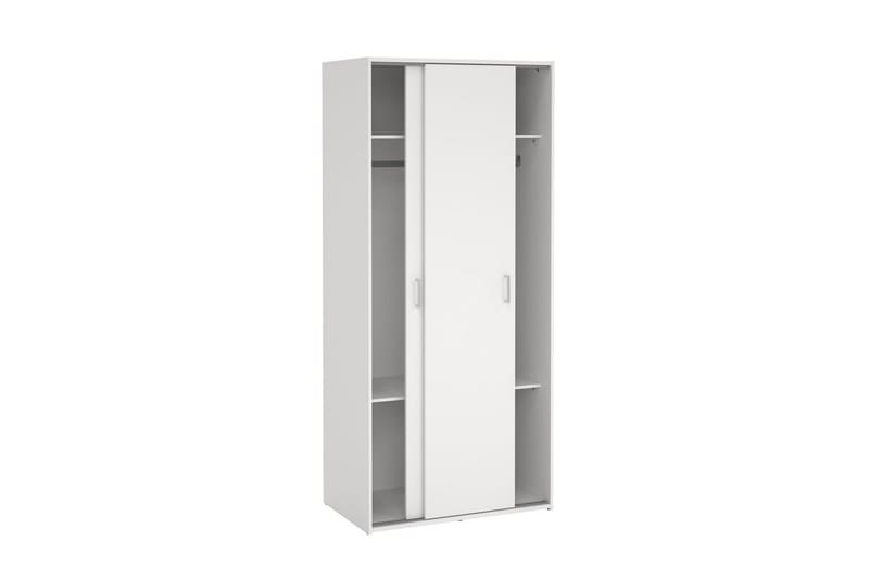 Space Garderobe 78x175 cm - Hvit - Oppbevaring - Klesoppbevaring - Garderober & garderobesystem
