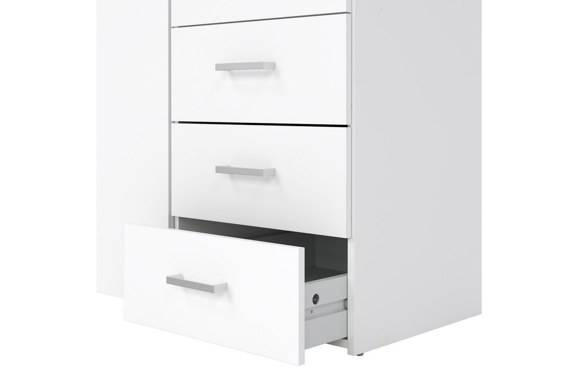 Space Garderobe 78x200 cm - Hvit - Oppbevaring - Klesoppbevaring - Garderober & garderobesystem