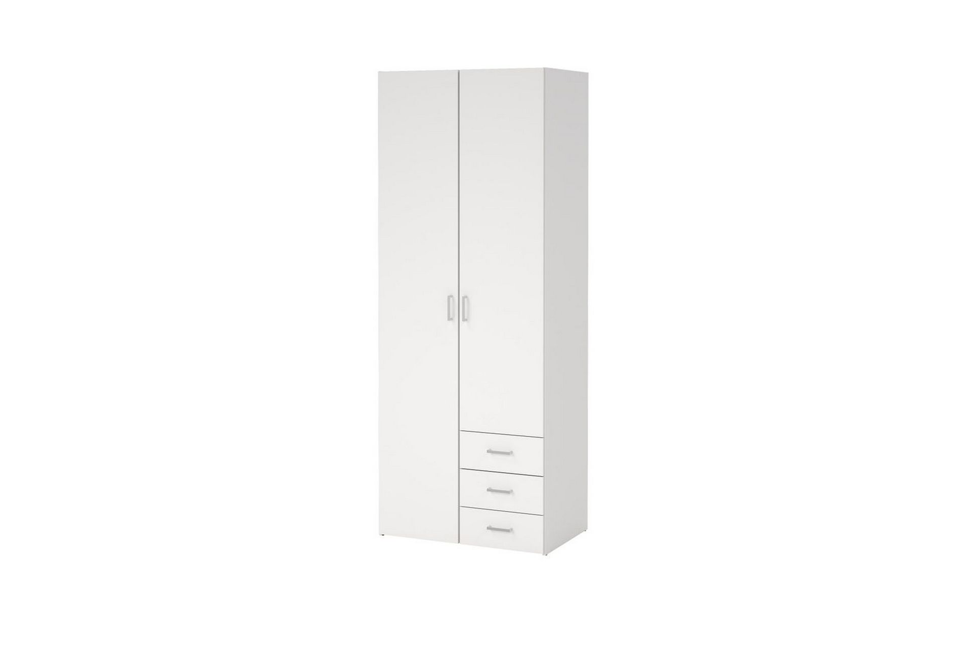 Space Garderobe 78x200 cm - Hvit - Oppbevaring - Klesoppbevaring - Garderober & garderobesystem