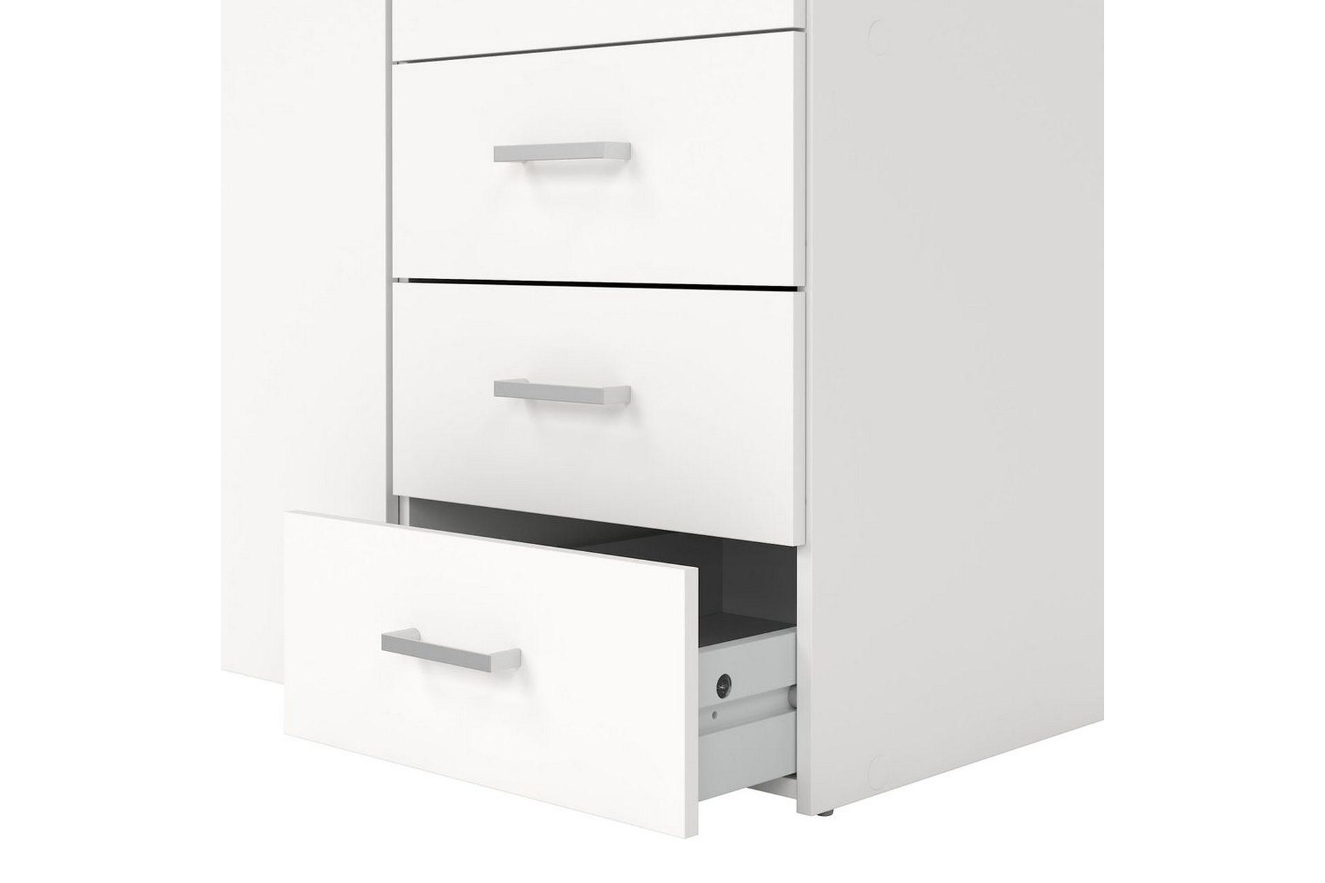 Space Garderobe 78x200 cm - Hvit - Oppbevaring - Klesoppbevaring - Garderober & garderobesystem