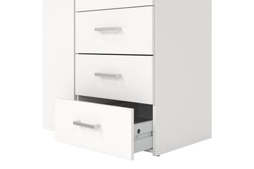 Space Garderobe 78x200 cm - Hvit - Oppbevaring - Klesoppbevaring - Garderober & garderobesystem