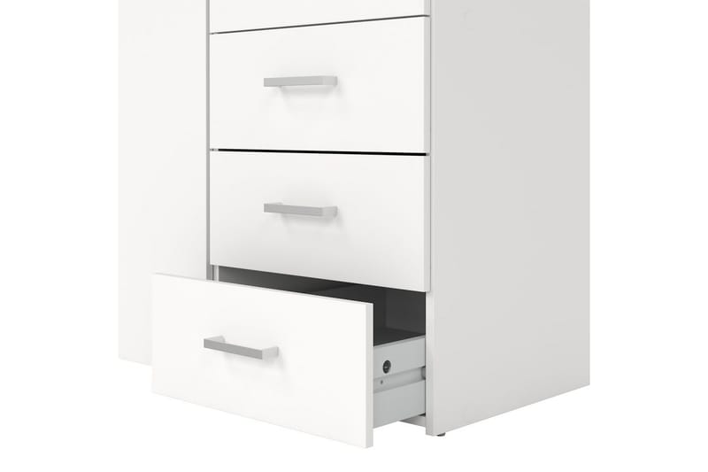 Space Garderobe 78x200 cm - Hvit - Oppbevaring - Klesoppbevaring - Garderober & garderobesystem