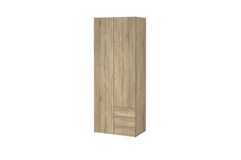 Space Garderobe 78x200 cm - Natur - Oppbevaring - Klesoppbevaring - Garderober & garderobesystem
