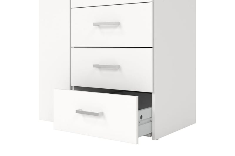 Space Garderobskap 78x175 cm - Hvit - Oppbevaring - Klesoppbevaring - Garderober & garderobesystem - Garderobeskap & klesskap