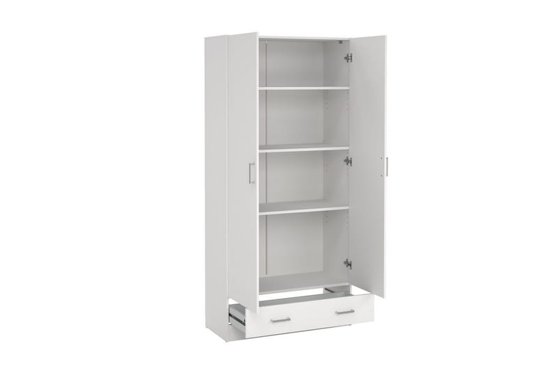 Space Garderobskap 79x170 cm - Hvit - Oppbevaring - Klesoppbevaring - Garderober & garderobesystem - Garderobeskap & klesskap
