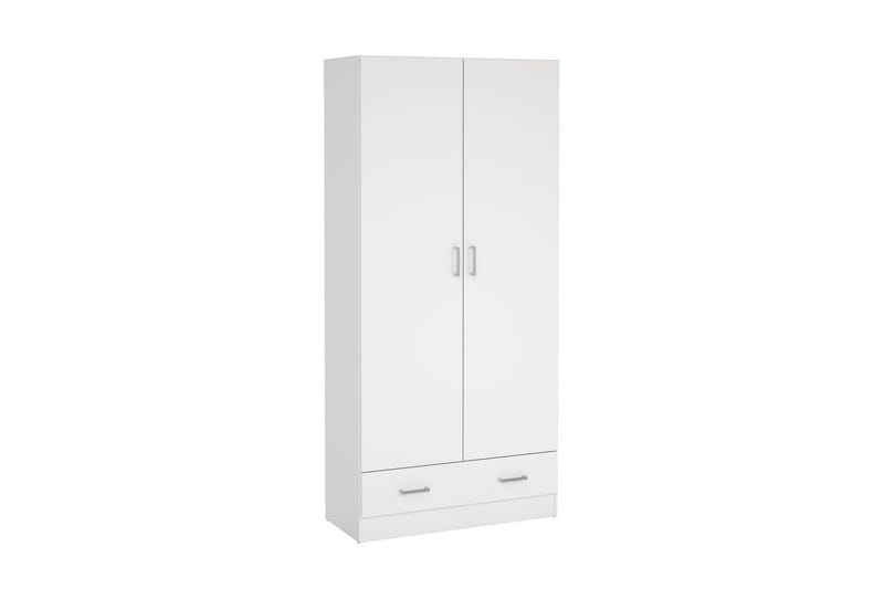Space Garderobskap 79x170 cm - Hvit - Oppbevaring - Klesoppbevaring - Garderober & garderobesystem - Garderobeskap & klesskap
