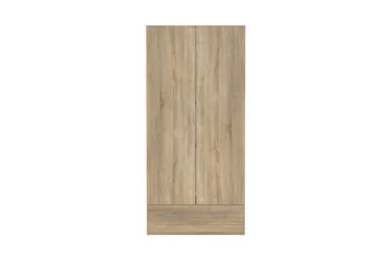 Space Garderobskap 79x170 cm - Natur - Oppbevaring - Klesoppbevaring - Garderober & garderobesystem - Garderobeskap & klesskap