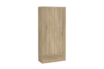 Space Garderobskap 79x170 cm - Natur - Oppbevaring - Klesoppbevaring - Garderober & garderobesystem - Garderobeskap & klesskap