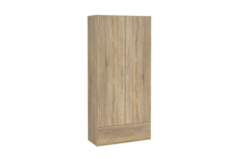 Space Garderobskap 79x170 cm - Natur - Oppbevaring - Klesoppbevaring - Garderober & garderobesystem - Garderobeskap & klesskap
