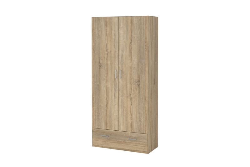 Space Garderobskap 79x170 cm - Natur - Oppbevaring - Klesoppbevaring - Garderober & garderobesystem - Garderobeskap & klesskap