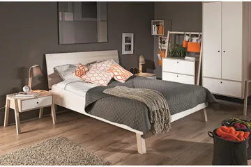 Spot Garderobeskap med Oppbevaring i Tre - Hvit|Beige - Oppbevaring - Klesoppbevaring - Garderober & garderobesystem - Garderobeskap & klesskap