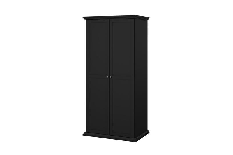 Suneta Garderobe 96x200 cm - Svart - Oppbevaring - Klesoppbevaring - Garderober & garderobesystem