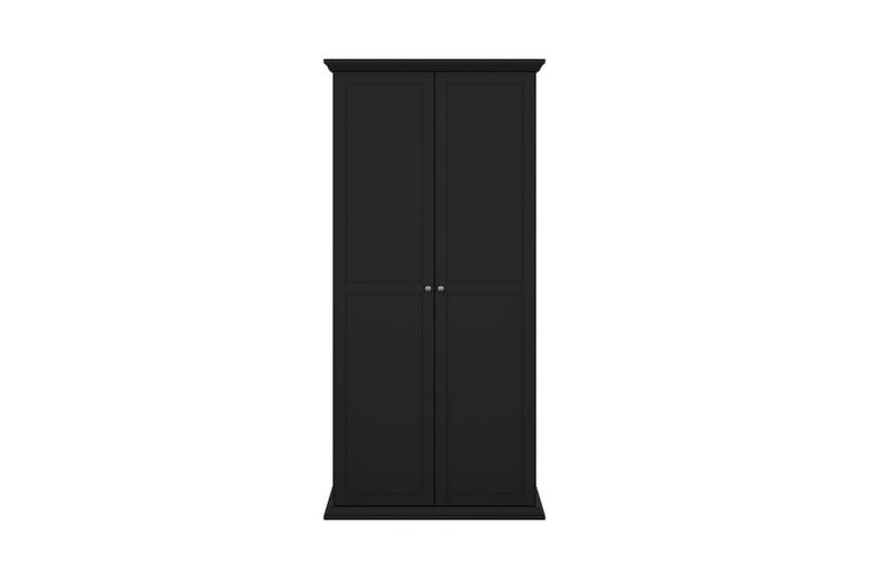 Suneta Garderobe 96x200 cm - Svart - Oppbevaring - Klesoppbevaring - Garderober & garderobesystem