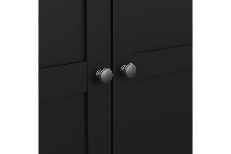 Suneta Garderobe 96x200 cm - Svart - Oppbevaring - Klesoppbevaring - Garderober & garderobesystem