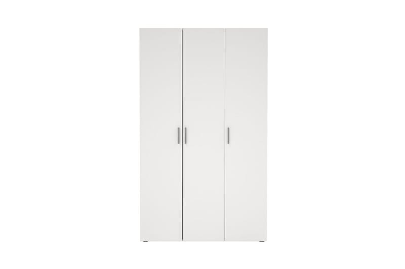 Suntia Garderobe 118x201 cm - Hvit - Oppbevaring - Klesoppbevaring - Garderober & garderobesystem