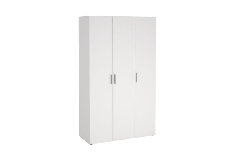 Suntia Garderobe 118x201 cm - Hvit - Oppbevaring - Klesoppbevaring - Garderober & garderobesystem