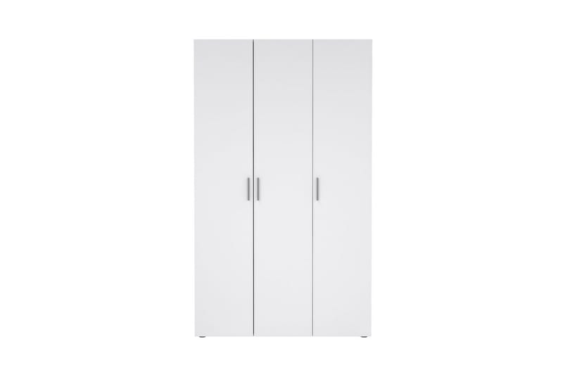 Suntia Garderobe 118x201 cm - Hvit/Natur - Oppbevaring - Klesoppbevaring - Garderober & garderobesystem