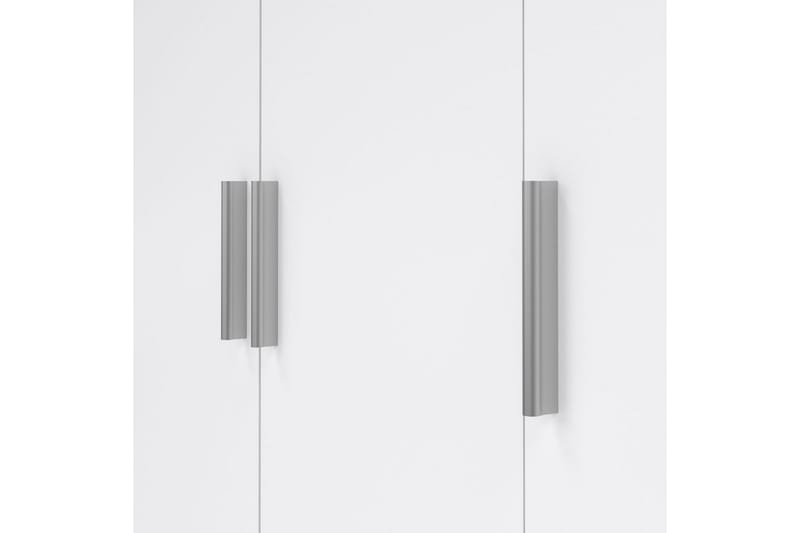 Suntia Garderobe 118x201 cm - Hvit/Natur - Oppbevaring - Klesoppbevaring - Garderober & garderobesystem