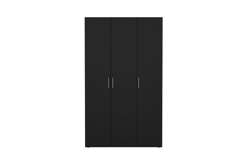 Suntia Garderobe 118x201 cm - Svart - Oppbevaring - Klesoppbevaring - Garderober & garderobesystem