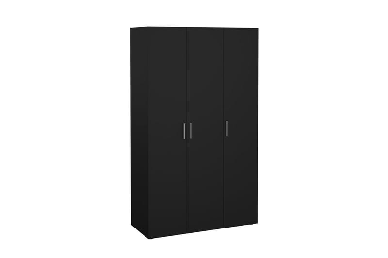 Suntia Garderobe 118x201 cm - Svart - Oppbevaring - Klesoppbevaring - Garderober & garderobesystem