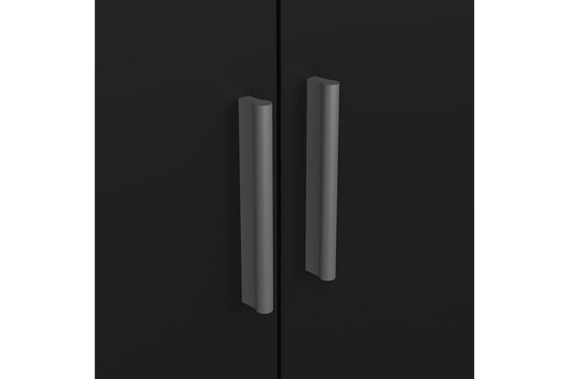 Suntia Garderobe 118x201 cm - Svart - Oppbevaring - Klesoppbevaring - Garderober & garderobesystem