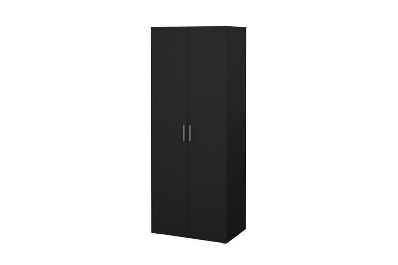 Suntia Garderobe 79x201 cm - Svart - Oppbevaring - Klesoppbevaring - Garderober & garderobesystem
