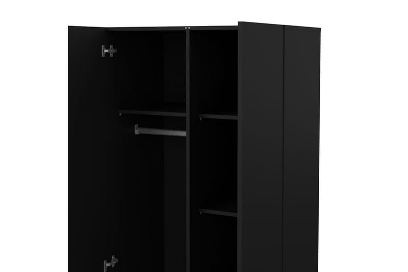 Suntia Garderobe 79x201 cm - Svart - Oppbevaring - Klesoppbevaring - Garderober & garderobesystem