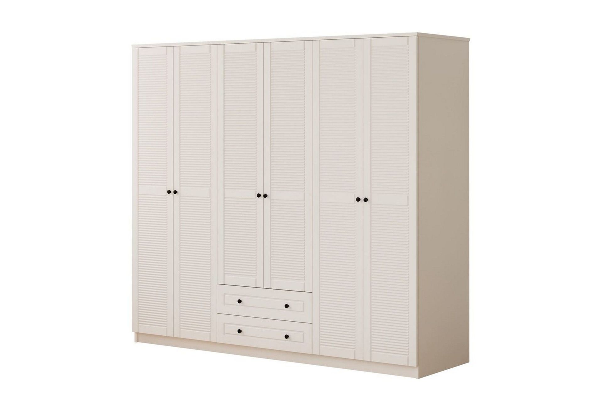Sylvenor Garderobe 210x184 cm - Matt Hvit