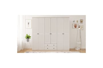 Sylvenor Garderobe 210x210 cm - Matt Hvit - Oppbevaring - Klesoppbevaring - Garderober & garderobesystem