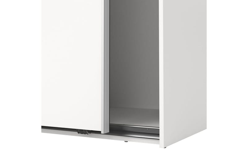 Takeru Garderobe 119x200 cm - Hvit - Oppbevaring - Klesoppbevaring - Garderober & garderobesystem