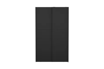 Takeru Garderobe 119x200 cm - Svart - Oppbevaring - Klesoppbevaring - Garderober & garderobesystem