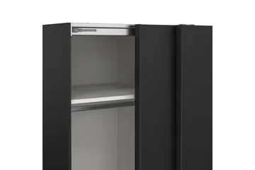 Takeru Garderobe 119x200 cm - Svart - Oppbevaring - Klesoppbevaring - Garderober & garderobesystem