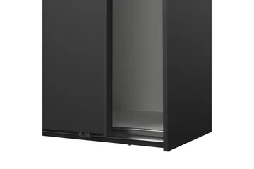 Takeru Garderobe 119x200 cm - Svart - Oppbevaring - Klesoppbevaring - Garderober & garderobesystem