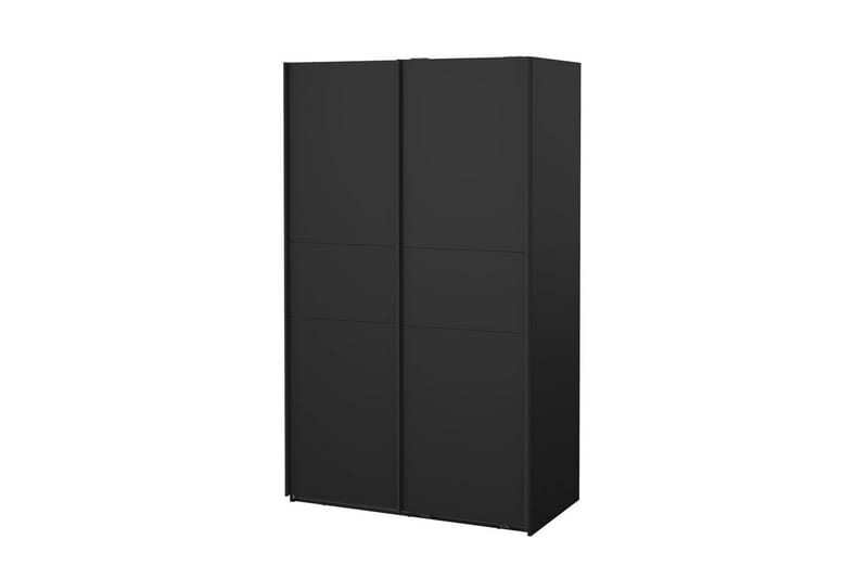 Takeru Garderobe 119x200 cm - Svart - Oppbevaring - Klesoppbevaring - Garderober & garderobesystem