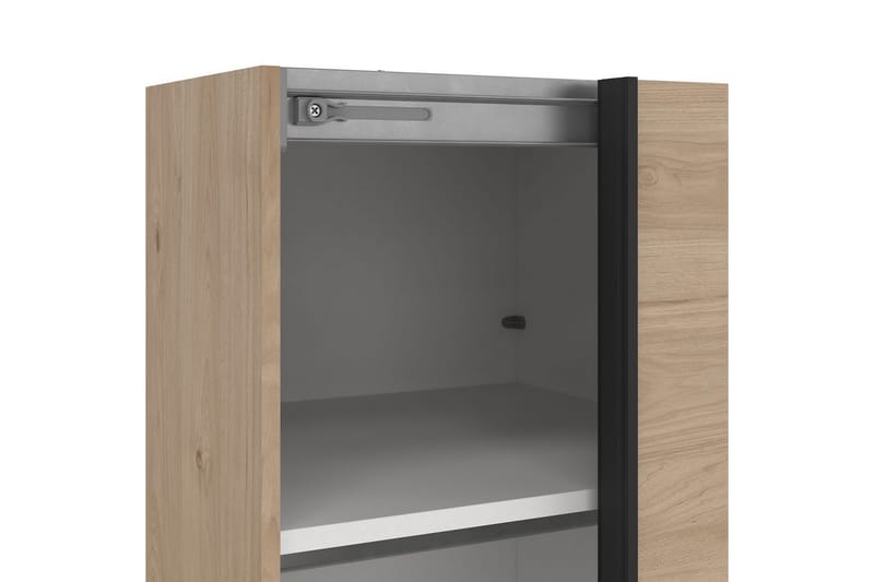 Takeru Garderobe 119x221 cm - Brun - Oppbevaring - Klesoppbevaring - Garderober & garderobesystem