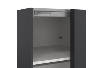 Takeru Garderobe 119x221 cm - Grå - Oppbevaring - Klesoppbevaring - Garderober & garderobesystem