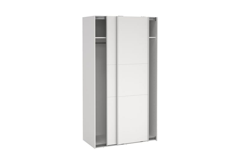 Takeru Garderobe 119x221 cm - Hvit - Oppbevaring - Klesoppbevaring - Garderober & garderobesystem
