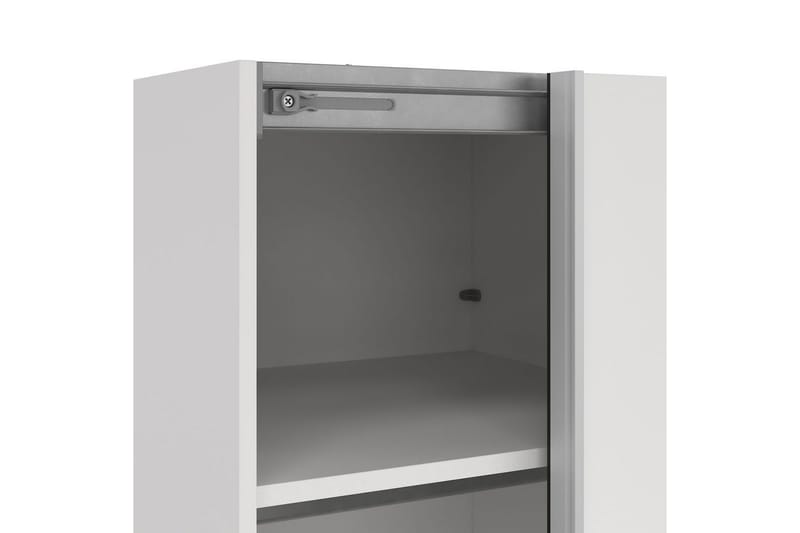 Takeru Garderobe 119x221 cm - Hvit - Oppbevaring - Klesoppbevaring - Garderober & garderobesystem