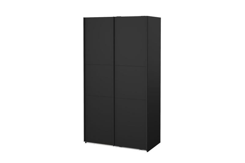 Takeru Garderobe 119x221 cm - Svart - Oppbevaring - Klesoppbevaring - Garderober & garderobesystem