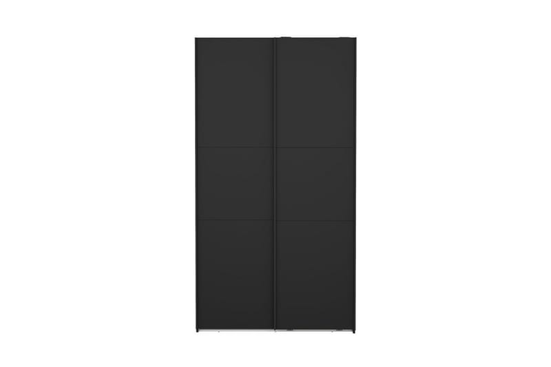 Takeru Garderobe 119x221 cm - Svart - Oppbevaring - Klesoppbevaring - Garderober & garderobesystem