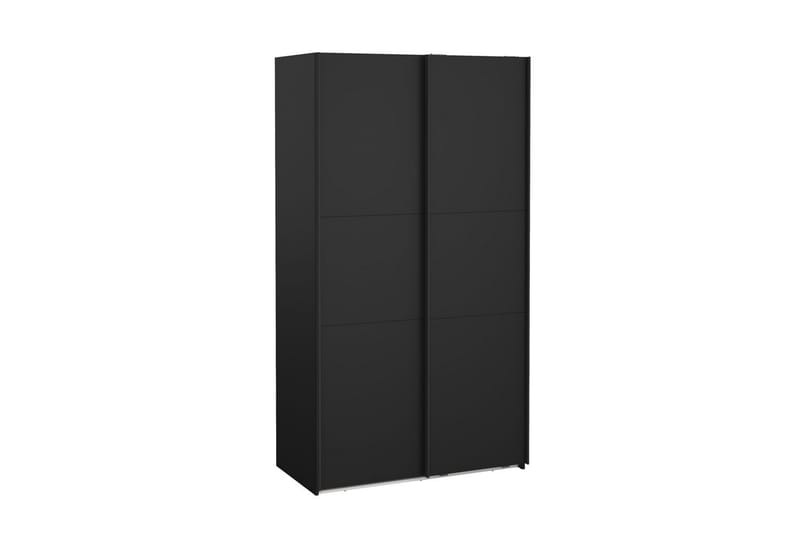 Takeru Garderobe 119x221 cm - Svart - Oppbevaring - Klesoppbevaring - Garderober & garderobesystem