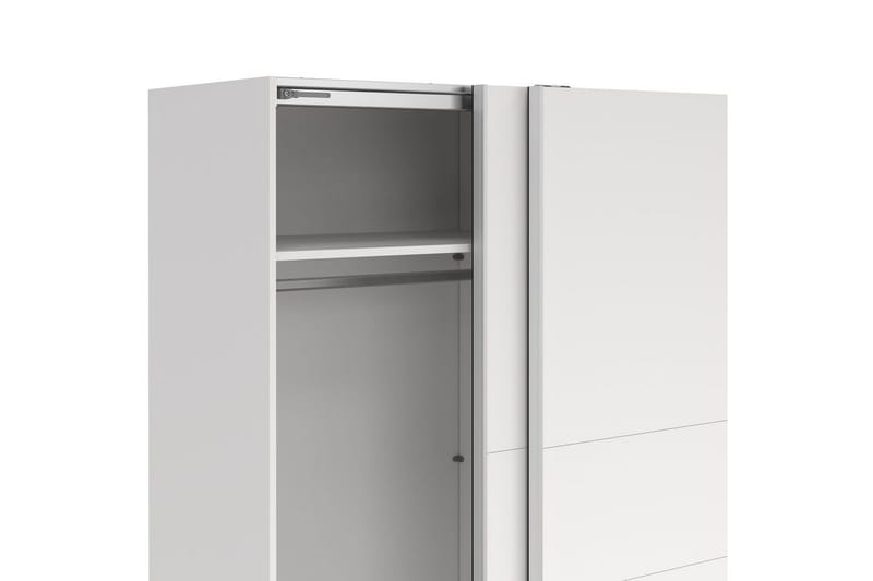 Takeru Garderobe 179x200 cm - Hvit - Oppbevaring - Klesoppbevaring - Garderober & garderobesystem