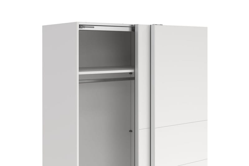 Takeru Garderobe 179x200 cm - Hvit - Oppbevaring - Klesoppbevaring - Garderober & garderobesystem