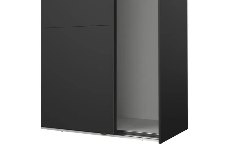 Takeru Garderobe 179x200 cm - Svart - Oppbevaring - Klesoppbevaring - Garderober & garderobesystem