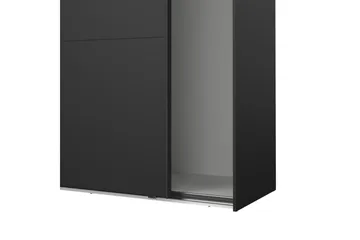 Takeru Garderobe 179x200 cm - Svart - Oppbevaring - Klesoppbevaring - Garderober & garderobesystem