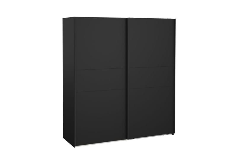 Takeru Garderobe 179x200 cm - Svart - Oppbevaring - Klesoppbevaring - Garderober & garderobesystem