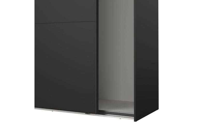 Takeru Garderobe 179x200 cm - Svart - Oppbevaring - Klesoppbevaring - Garderober & garderobesystem